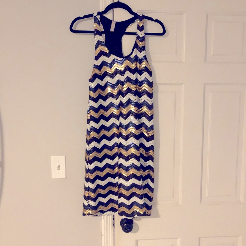 Alya Sequence Dress, Size Small